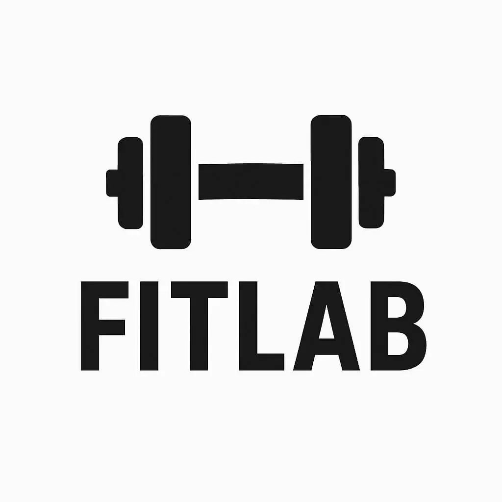 Logo de FitLab en el footer